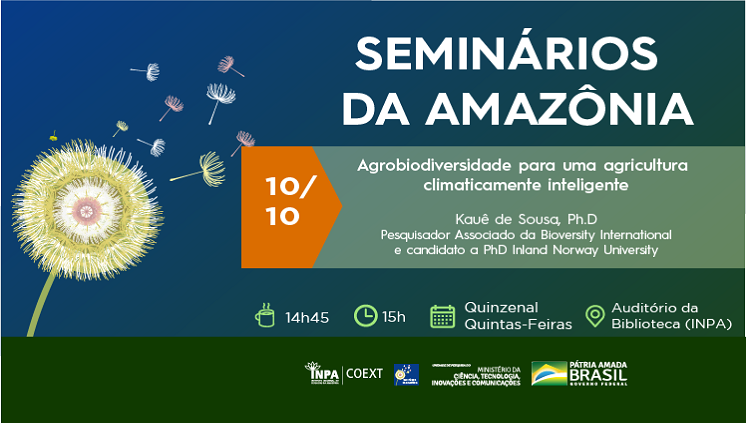 Seminarios da Amazônia INPA Kaue Sousa banner